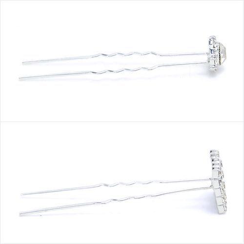 【送料無料】【髪飾り】ヘアアクセサリーヘアピン キラキラ輝く素敵なヘアピン【U字ピン】レディース【メ...