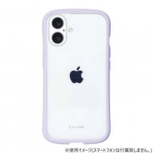 iPhone16専用背面型ケース Chrome-CLEAR Lavender iP24-61-CHC...