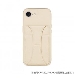 iPhone16e専用背面型ケース NICOLA Ecru iP24SP-NIC01