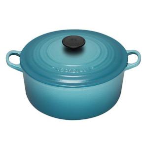 ルクルーゼ (Le Creuset) 鋳物 ホーロー 鍋ココットロンド18 cmカリビアンブルー ガス IH オーブン 対応 【日本正規販売品】の商品画像