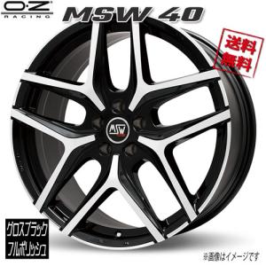 OZ Racing OZレーシング MSW40 グロスブラックフルポリッシュ 20インチ