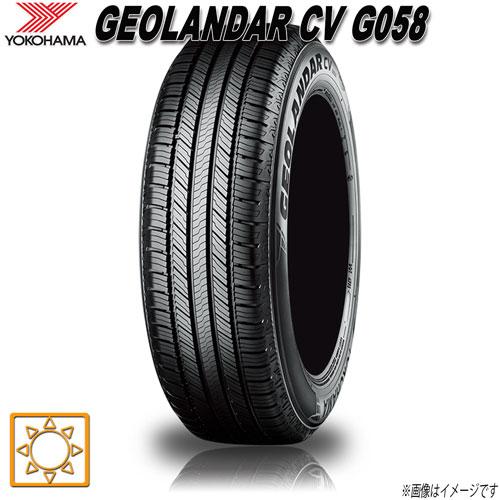 サマータイヤ 新品 ヨコハマ GEOLANDAR CV G058 ジオランダー 235/55R20イ...