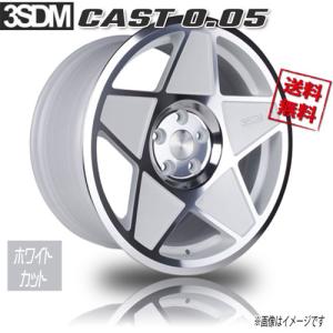 3SDM 0.06 18インチ 8.5 (203) RH 5H 100 +35 Silver / Cut face 1本