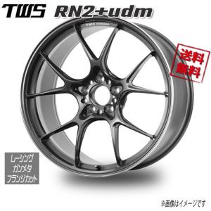 TWS TWS RN2+udm レーシングガンメタ／フランジカット 21インチ 5H120 9J+18 4本 60.1 業販4本購入で送料無料｜cartel0602