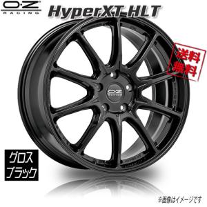 OZレーシング HyperXT HLT グロスブラック 22インチ 5H112 10.5J+25 1本 業販4本購入で送料無料