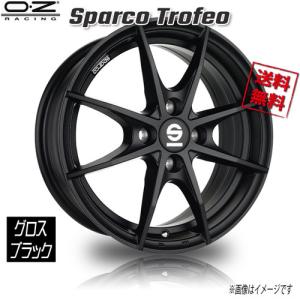 SPARCO TROFEO 16インチ 4H100 6.5J +37 1本 ホイール グロスブラック
