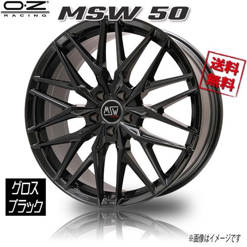 OZレーシング MSW50 グロスブラック 18インチ 5H112 8J+48 1本 73 業販4本...