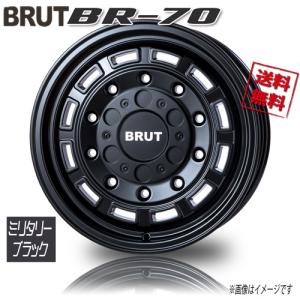 BRUT BR-70 ミリタリーブラック 16インチ 5H114.3 6.5J+30 4本 73.1 業販4本購入で送料無料