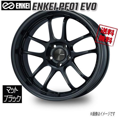 ENKEI エンケイ PF01 EVO マットブラック 18インチ 5H114.3 9.5J+12 ...