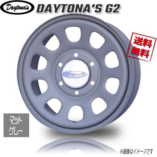 森田システム DAYTONA'S G2 マットグレー 15インチ 6H139.7 6.5J+40 1...