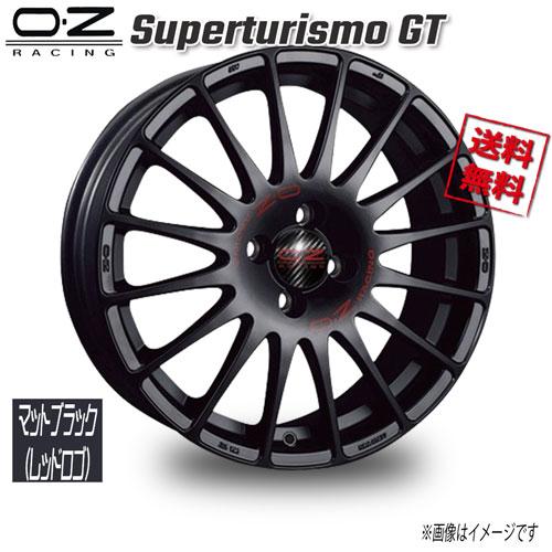 OZレーシング OZ Superturismo GT マットブラック(レッドロゴ) 18インチ 4H...