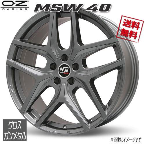 OZレーシング MSW40 グロスガンメタル 20インチ 5H108 8.5J+45 4本 73 業...