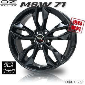 OZ Racing OZレーシング MSW74 グロスブラック 18インチ 5H112 8J+28 4