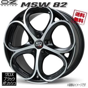 OZ Racing OZレーシング MSW82 グロスブラックポリッシュ 18インチ