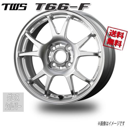 TWS TWS T66-F グロスシルバー 16インチ 4H100 7J+35 1本 67 業販4本...