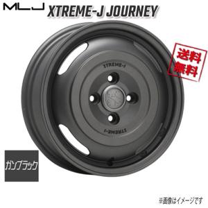 MLJ 14インチ 4穴 100 4.5J XTREME-J JOURNEY ガンブラック グレー