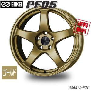 新品!19インチ・エンケイ・PF05 ENKEI（エンケイ） PF05 ゴールド 19インチ 5H100 8J+45 1本 75 業販4