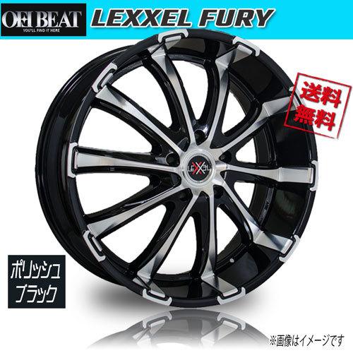 ホイール新品 1本のみ OFFBEAT LEXXEL FURY POLISH/BLACK 24インチ...