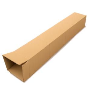厚さ3mm 折り配送 ゴルフ フェアウェイウッド ユーティリティ 梱包箱 ポスター 長物 段ボール 1枚セット ダンボール 茶色 外寸約125x125x1150mm 日本製