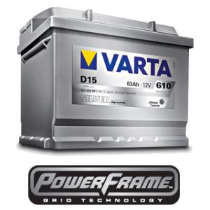 VARTA Silver dynamic/フォルクスワーゲン ゴルフ3/X-1HAAZ【E44_577 400 078】高性能バッテリー/2年保証｜carus-ap
