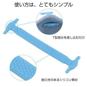 靴ひも 結ばない 靴紐 シューレース ほどけな...の詳細画像2