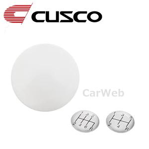 CUSCO (クスコ) 00B 760 1WW スポーツシフトノブ 汎用品 M12×1.25 ホワイト 球形状、5MT/6MTシフトパターン付｜carweb2