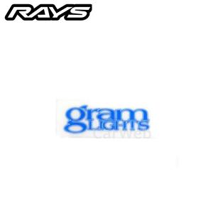 RAYS No,2 gramLIGHTS ロゴステッカー(幅80mm) 蓄光ブルー グラムライツ 57S-PRO、57maximum-pro用リペアステッカー 7415000004006 [メール便]｜carweb2