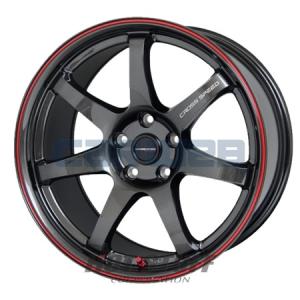 [ホイールのみ単品4本セット] HOT STUFF / CROSS SPEED HYPER EDITION CR7 (GGM/R) 18インチ×8.5J PCD：114.3 穴数：5 インセット：55｜carweb