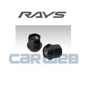 [74130000198BK] RAYS 19HEX レーシングナット M14×1.5 BK(ブラック) 48mm 4個パック｜carweb