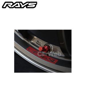 RAYS 7415000003024 No,24 VOLK RACING CE28SL (PGカラー) リペア用リムステッカー 17/18インチ用 レッド [メール便]｜carweb