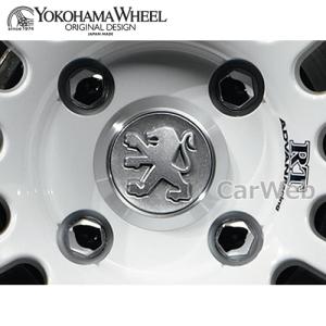 [V0202] YOKOHAMA WHEEL ADVAN Racing センターキャップリング PEUGEOT ADVAN RACING CENTER CAP RING φ63 PU｜carweb