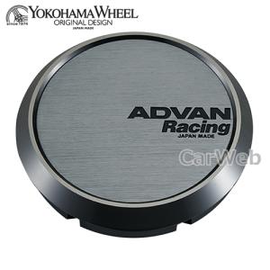 [V0325] YOKOHAMA WHEEL ADVAN Racing センターキャップ フラット φ63 ハイパーブラック｜carweb