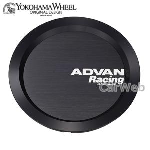 [V4213] YOKOHAMA WHEEL ADVAN Racing フルフラット センターキャップ RG-D2 for HIACE AD-R CENTERCAP HIACE FFL ブラックガンメタリック｜carweb