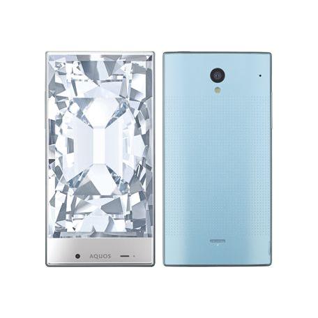 【送料無料！新品未使用】AQUOS CRYSTAL 305SH（ブルー）■スピーカー付 ネットワーク...