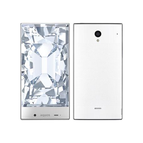 【送料無料！新品未使用】AQUOS CRYSTAL 305SH（ホワイト）■スピーカー付 ネットワー...