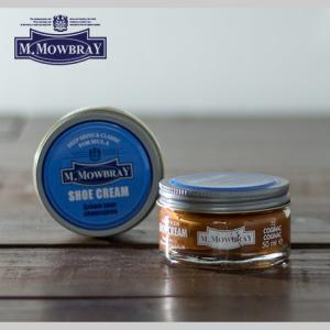 靴クリーム コニャック 手入れ シュークリームジャー M.MOWBRAY モゥブレィ モウブレイ 靴磨き 艶出し シューケア