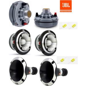 外向き　JBLツイータードライバーラッパセット　新品未使用 JBLセット ホーンドライバー スーパーツイーター コンデンサー付 外