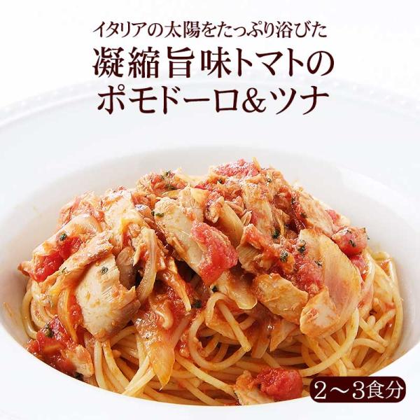 【2〜3人前】イタリアの太陽を浴びた凝縮旨味トマトのポモドーロ&amp;ツナ