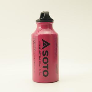 SOTO広口フューエルボトル400ml SOD-700-04  R ローズ 4953571097404 ソト｜cascaderocks