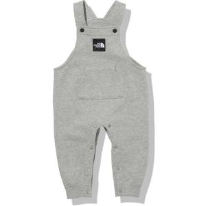 THE NORTH FACE　Baby’s Sweat Logo Overall　ミックスグレー2(ZZ)　サイズ 90　 NBB32103　4550207753583｜cascaderocks