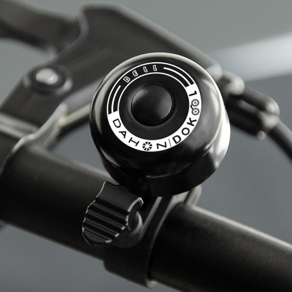 DAHON ベル BICYCLE BELL ブラック アルミ 小型 コンパクト ダホン 自転車 折り...