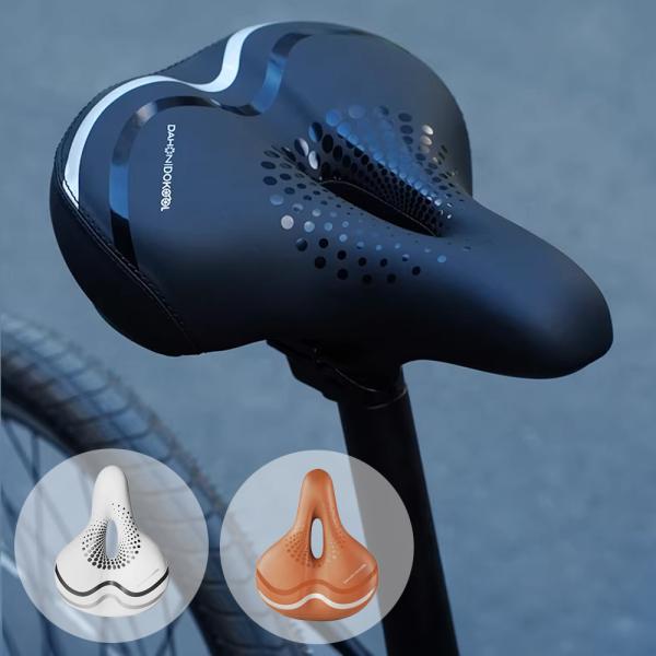 DAHON エアクッション サドル 空気調整可能 サドル 幅広 快適 柔らかい 中空 通気性 防水 ...