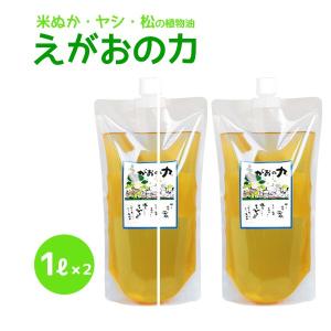 「えがおの力（旧松の力）」1L　2個セット 植物油由来成分からできた濃縮自然派洗剤｜cascata Yahoo!ショップ