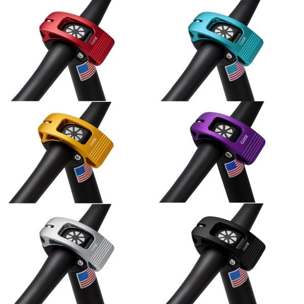 【メール便で送料無料】ヘッドチューブ／ハンドルポストクランプ カラー多数 クイックリリース ステムロ...