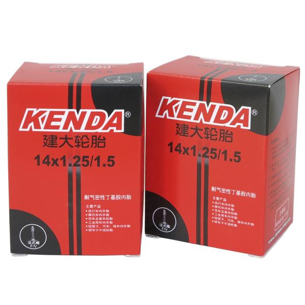 【並行輸入品】KENDA 14インチ 仏式 FV バルブ インナーチューブ 14x1.25-1.5 ...