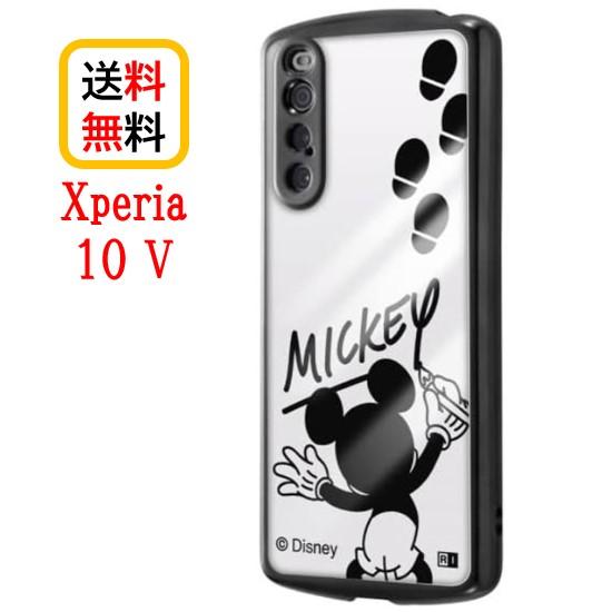 ディズニー キャラクター Xperia 10 V スマホケース 耐衝撃 TPUソフトケース META...