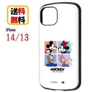 ディズニー キャラクター iPhone 14 13 スマホケース 耐衝撃ケース MiA ミッキー＆フレンズ IN-DP36AC4/MAF3A iPhoneケース 耐衝撃 iPhone14 iPhone13の商品画像