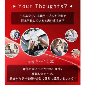 タイプC ケーブル アンドロイド 急速3A 選...の詳細画像4