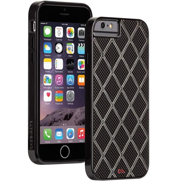 Case-Mate iPhone6/iPhone6s 共用 カーボンファイバーを使用したケース ブラ...