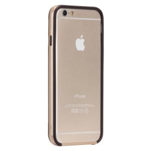 Case-Mate iPhone6/iPhone6s 共用 側面を保護するソフトフレーム シャンパン ゴールド/ブラック Tough Frame Case Champagne Gold/Black｜case-mate